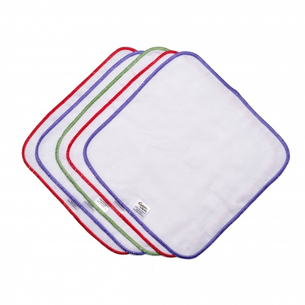 5 Flannel Wipes
